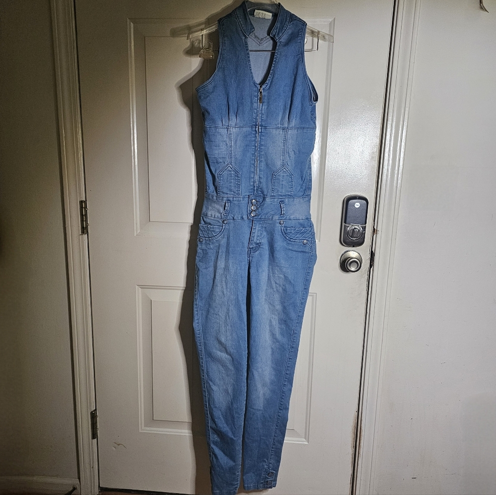 Danesi Jean Jumper Womens Sz 9 Y2k Bodycon Retro Streetwear Glam